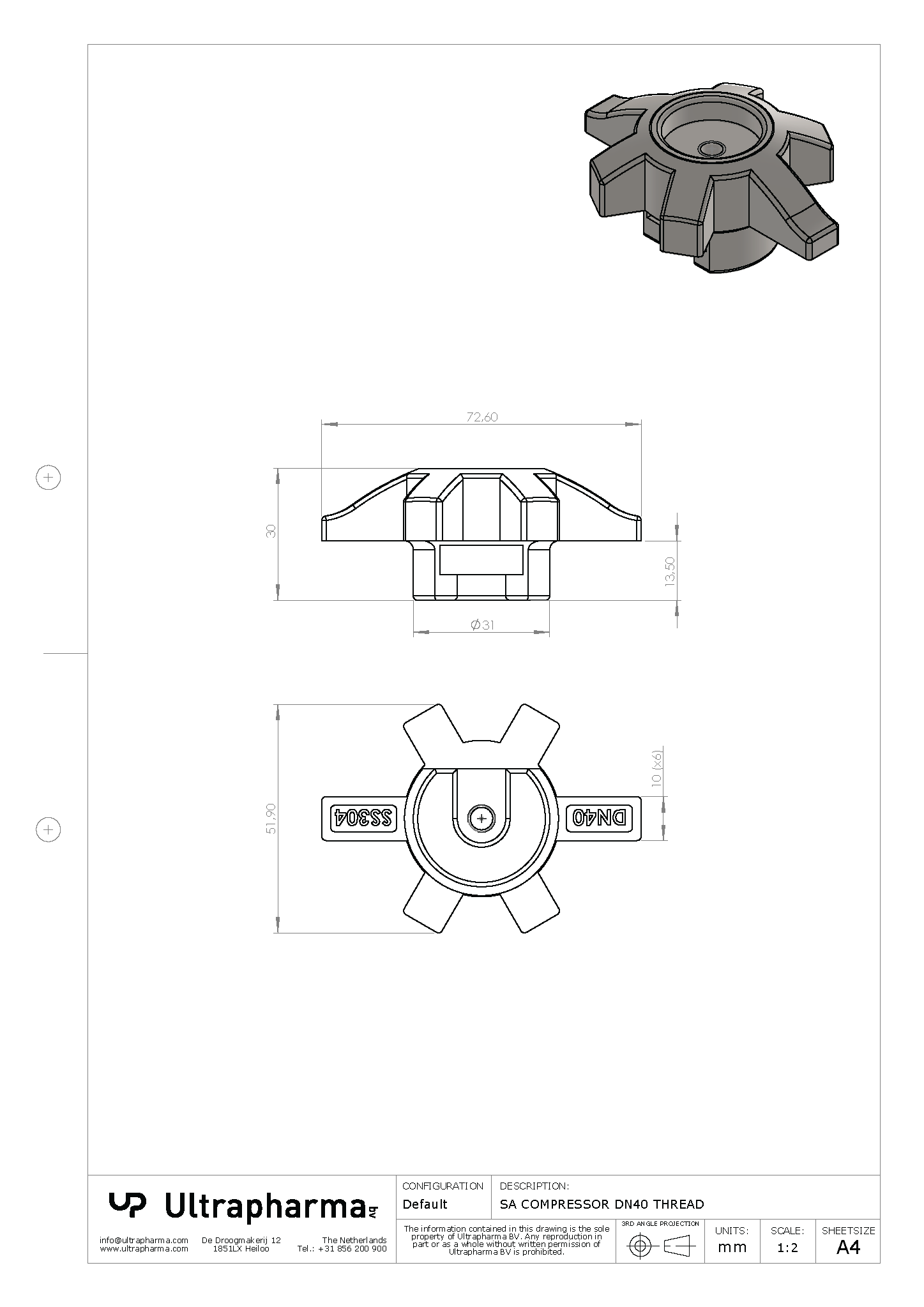 DN40 THREAD Compressor
