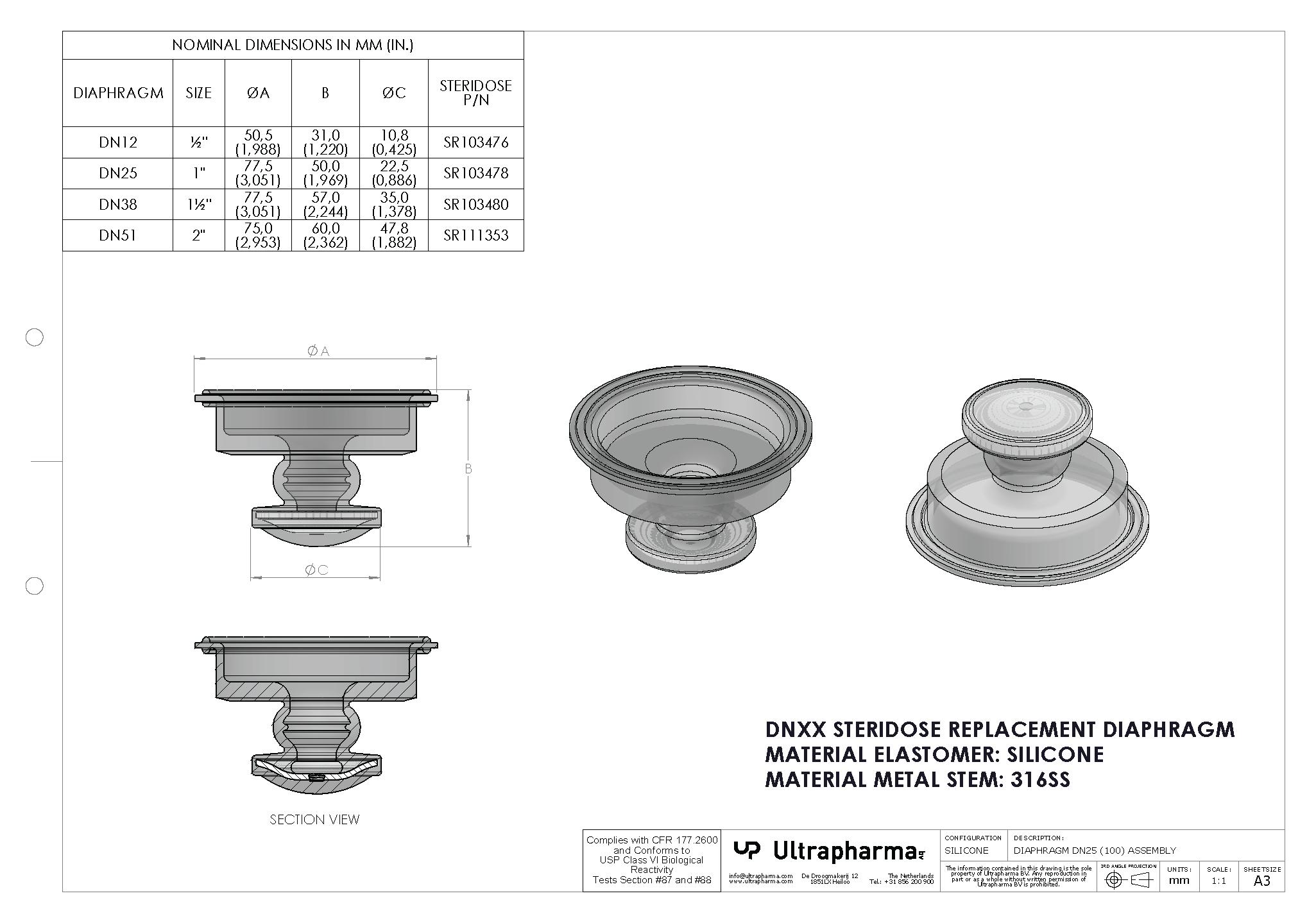 Steridose® SILICONE