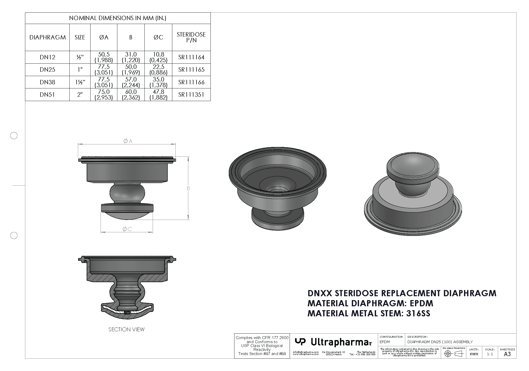 Steridose® EPDM