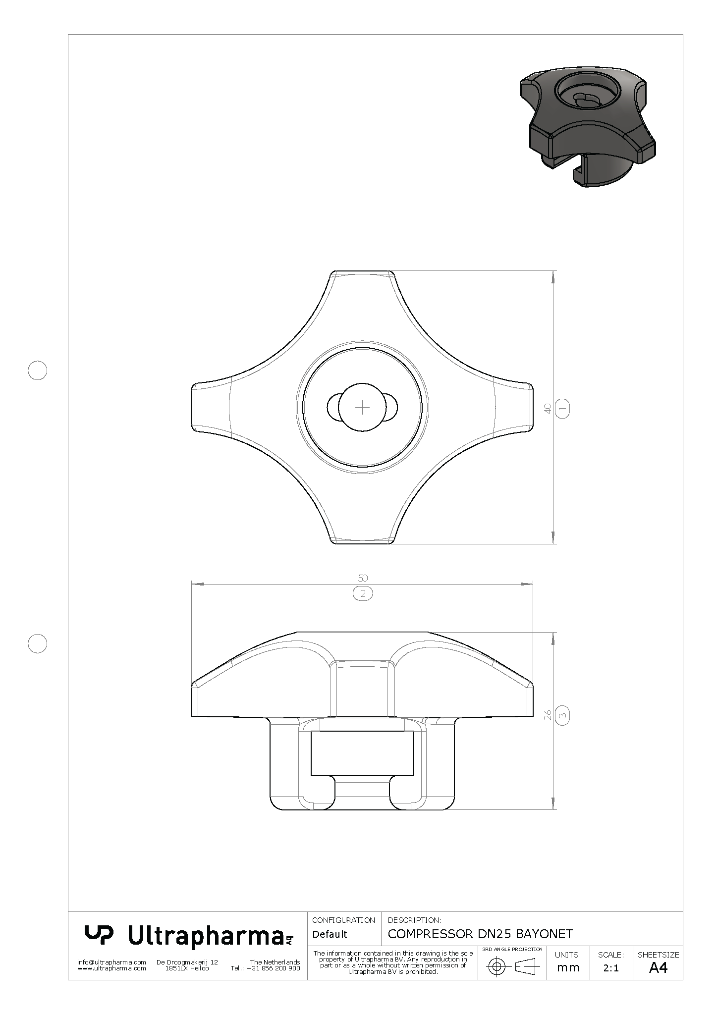 DN25 BAYONET Compressor