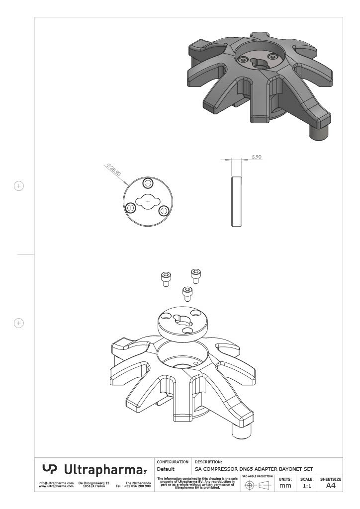 DN65 BEYONET Adapter