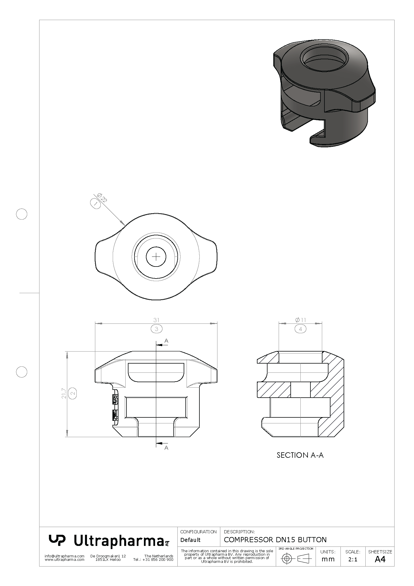 DN15 BUTTON Compressor