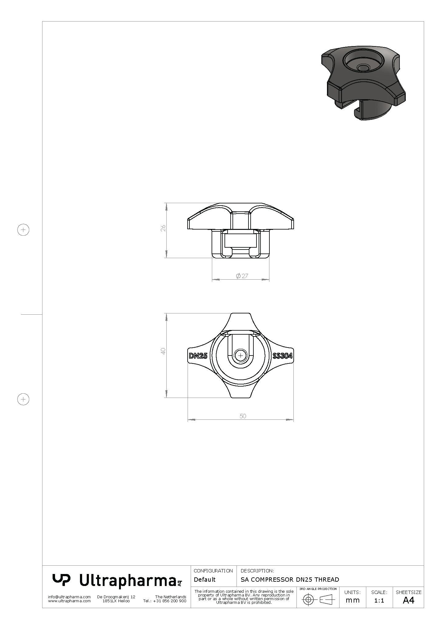 DN25 THREAD Compressor