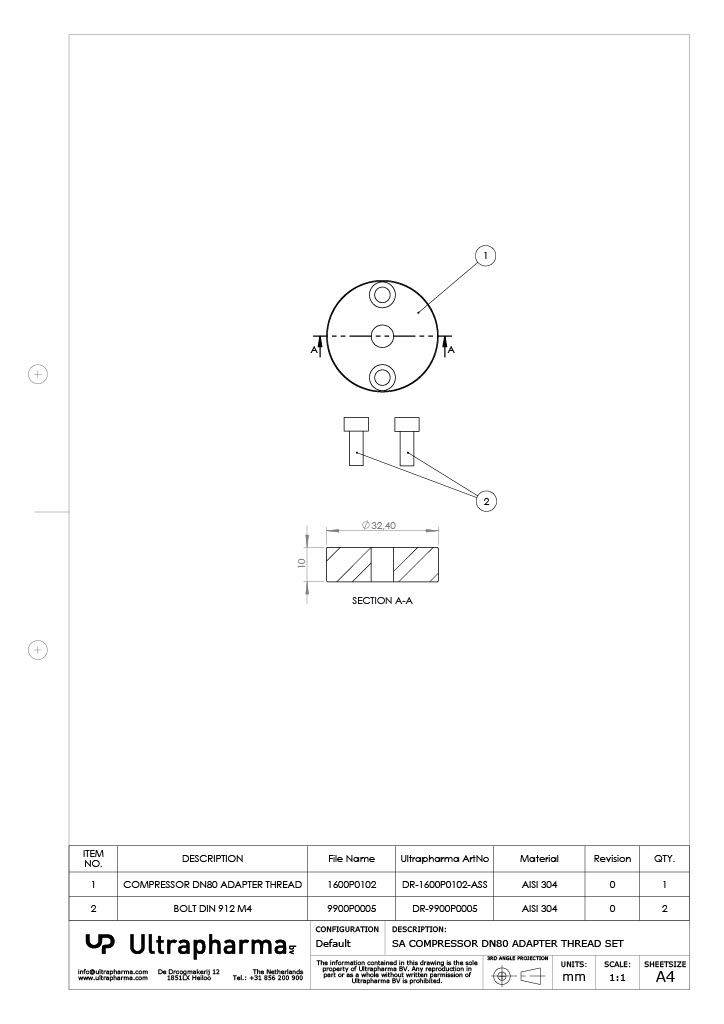 DN80 THREAD Adapter